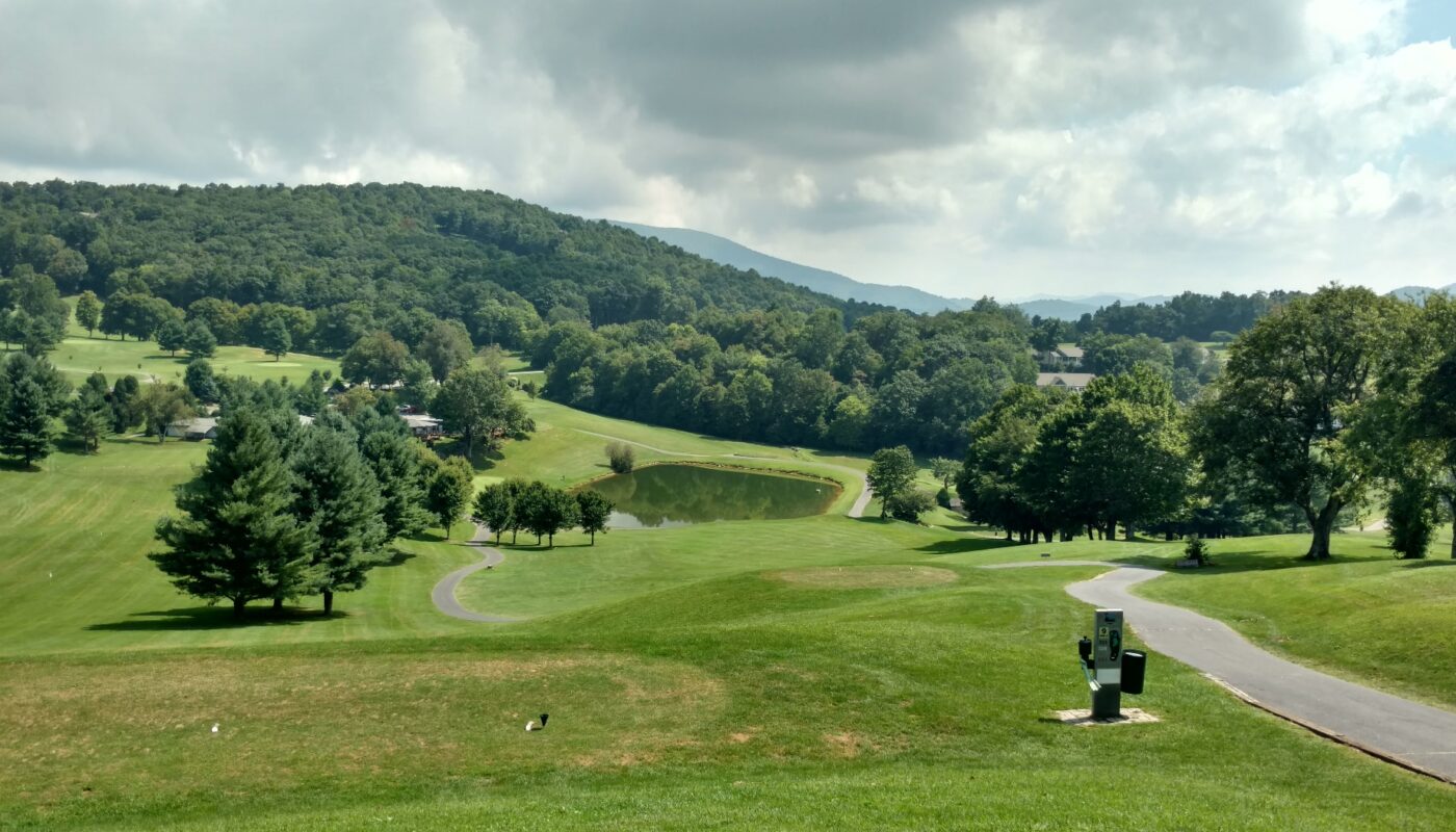 Mountain Aire Golf Club is on the mountain top.