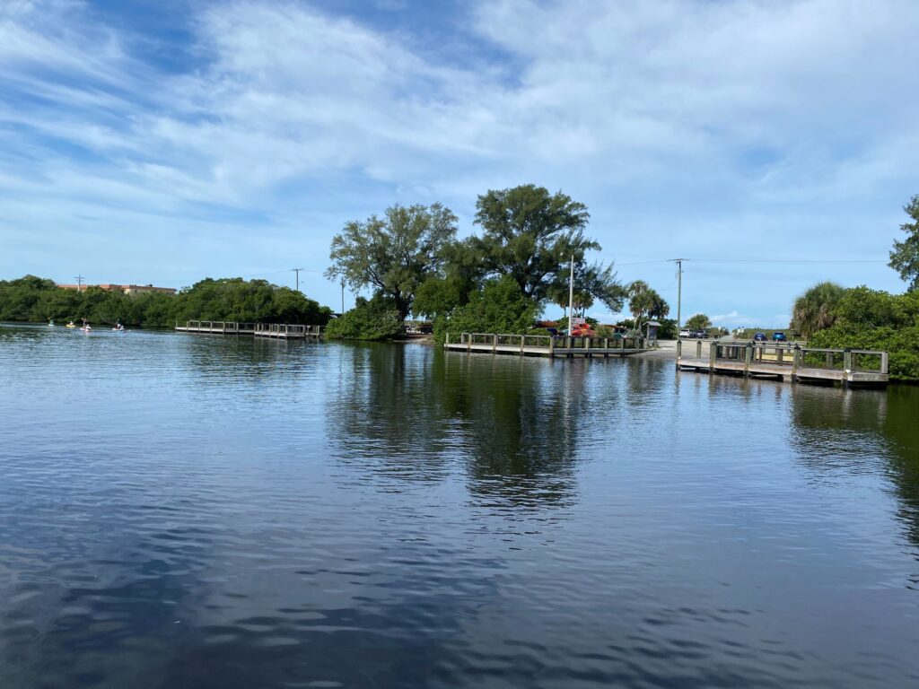 Blind Pass Lagoon walkway leads to Turtle Beach