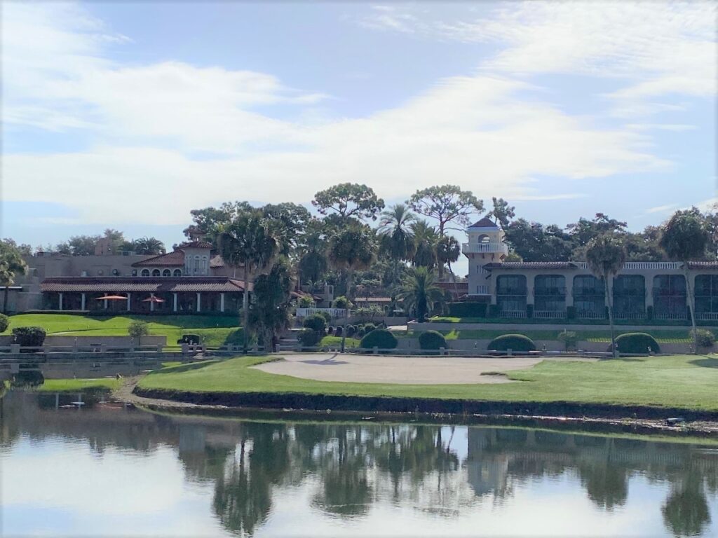 View of 17th Green "The Devil's Delight" from the bridge