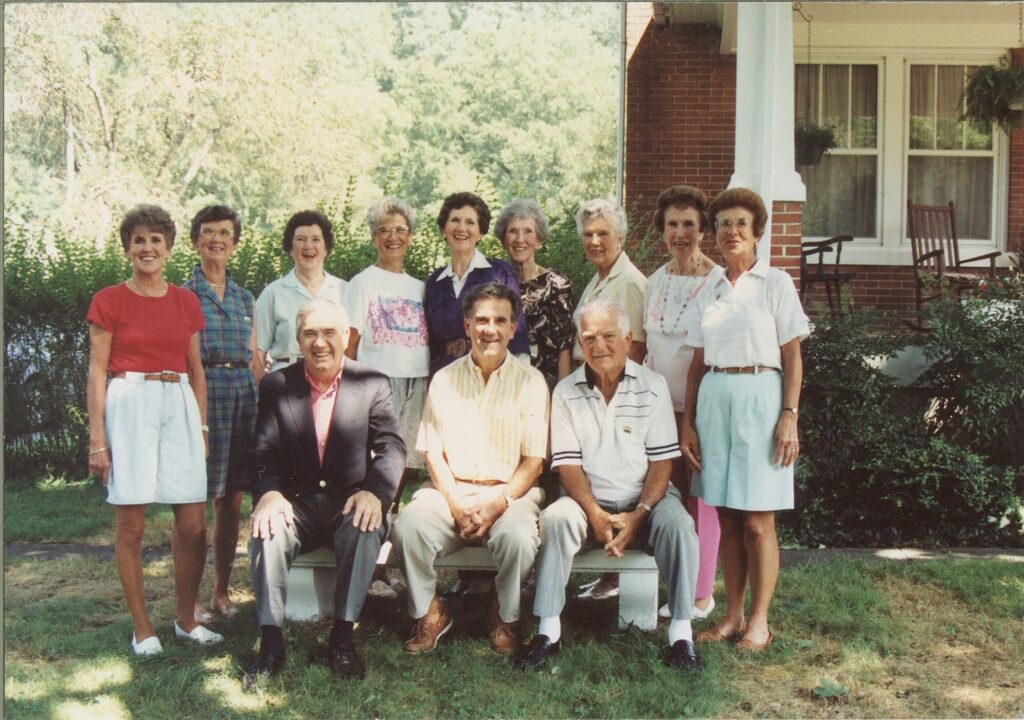 The "Dirty Dozen" at the former family home