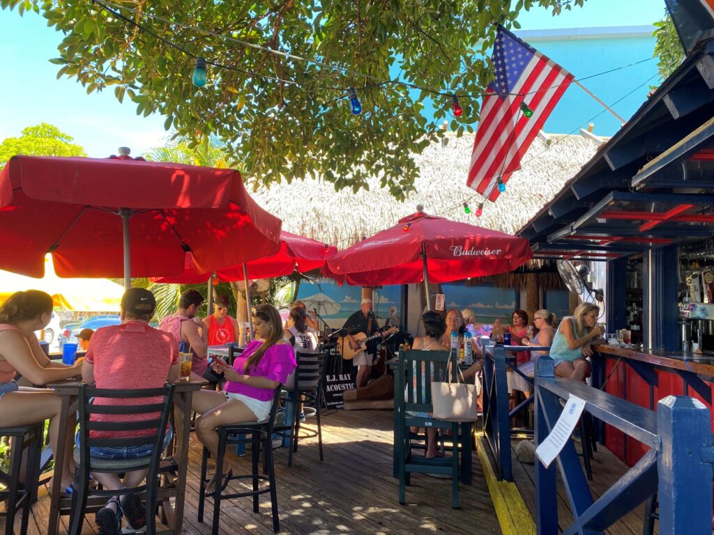 Outside Patio at Siesta Key Oyster Bar