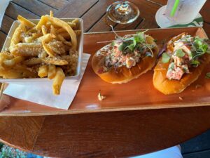 Tasty Lobster Rolls at The Cottage