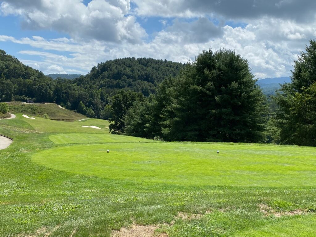 No. 11 a long downhill par-5