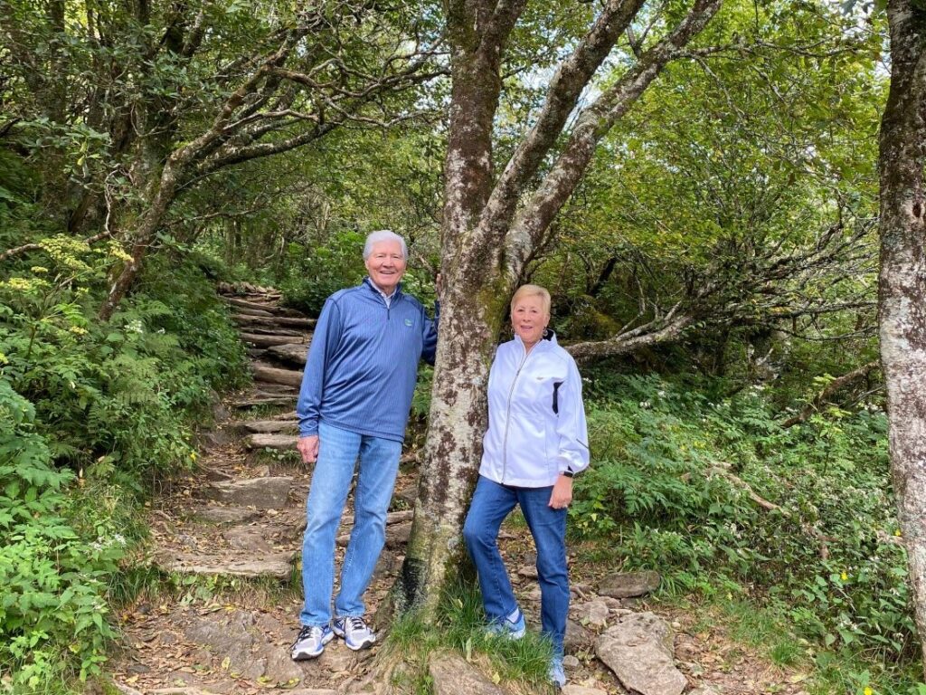 Our annual "Tree Photo" on the Craggy Gardens Summit Trail