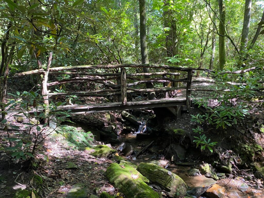 Rustic Bridge along the Gate Trail