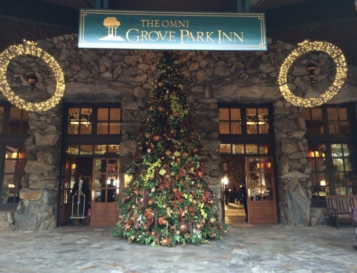 The Omni Grove Park Inn A Christmas Tradition Senior Travel Tales