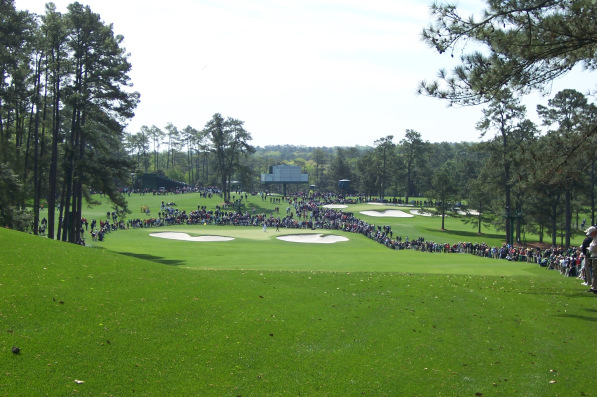 Hole No. 2 looking down the fairway