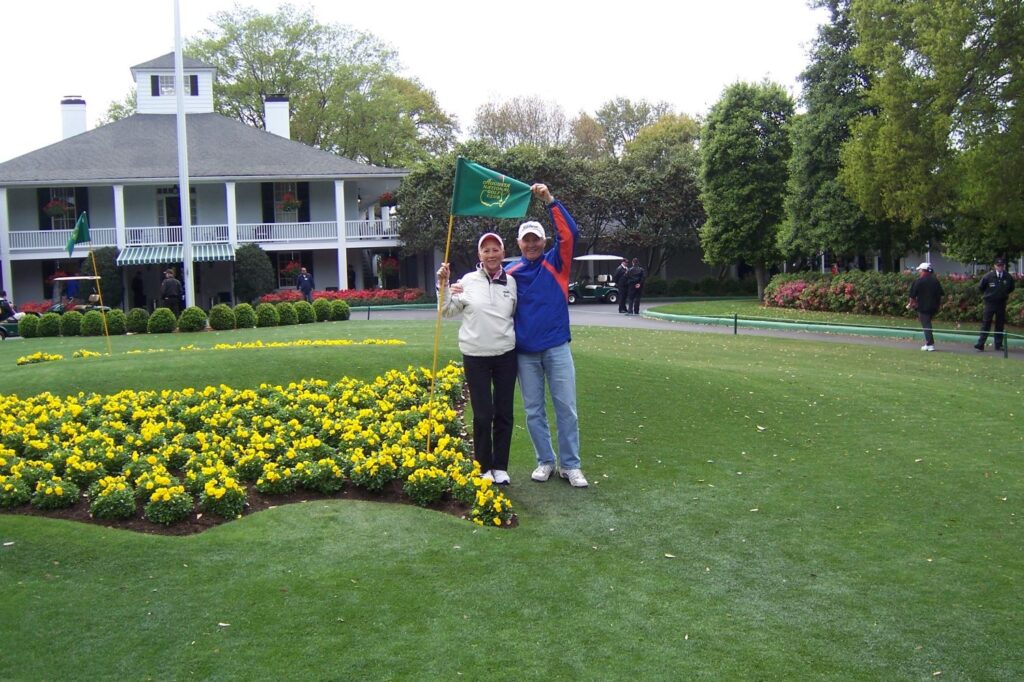 The Masters - by the Clubhouse