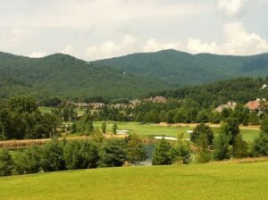 View of the course and valley -Cliffs at Walnut Cove