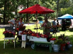 Urban Farm Girl Flowers at the Farmers Market