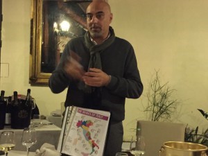 Marco describes the wines and food