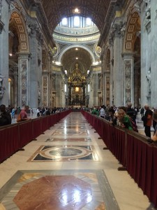 St. Peter's Basilica is huge!