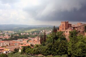 Scenic Certaldo Basso and Certaldo Alto