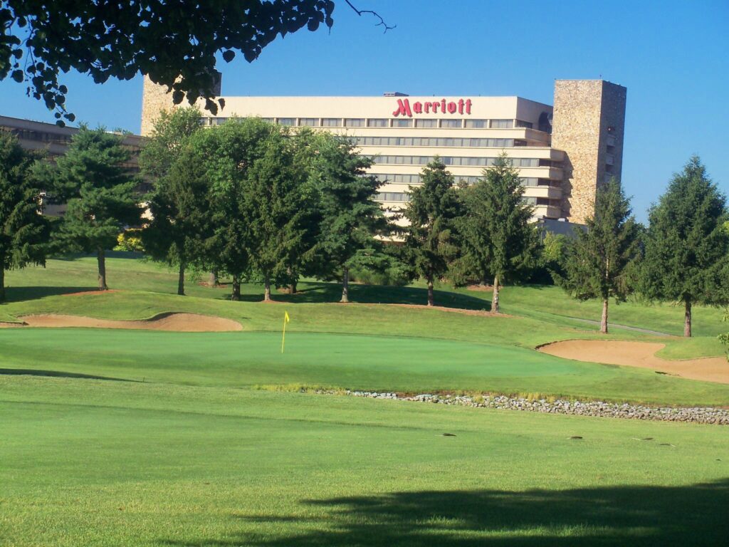 Griffin Gate Marriott from Griffin Gate Golf Club