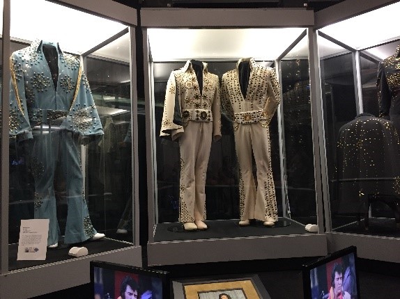 Elvis' flashy jumpsuits