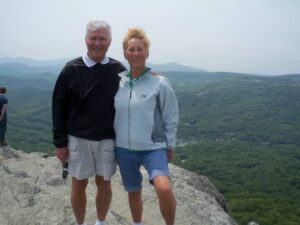 The Mixa's on top of Grandfather Mountain