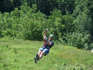 Richard on Hawksnest Zipline