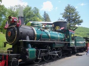 The Tweetsie Railroad Steam Locomotive