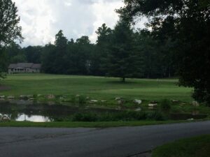 A par-3 at Connestee Falls Golf Club