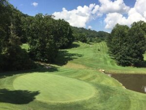 Laurel Ridge - View of No. 18 from Clubhouse