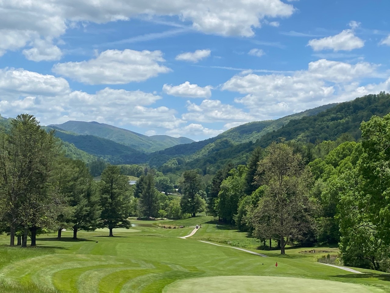 No. 9 as scenic hole par-5