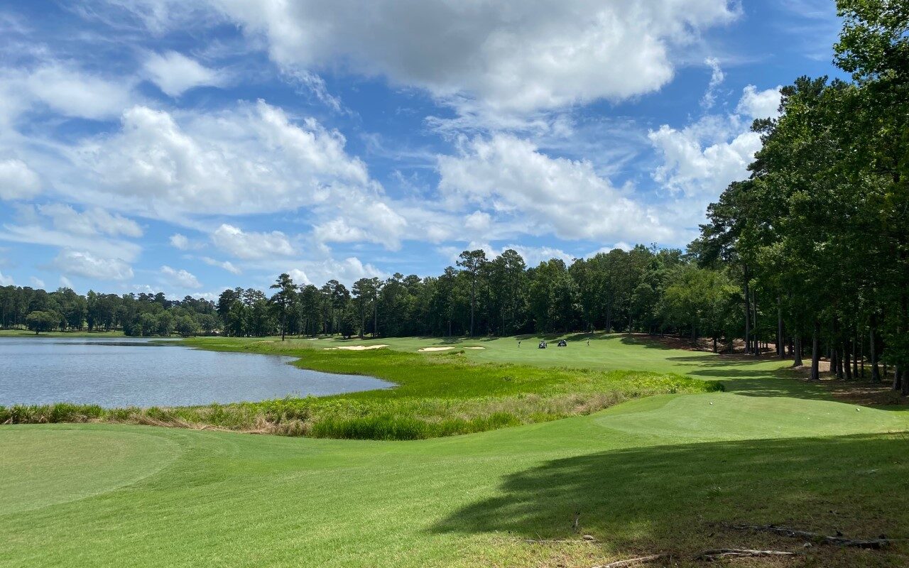 Lakes Course No. 12 Par-5 along the lakeshore