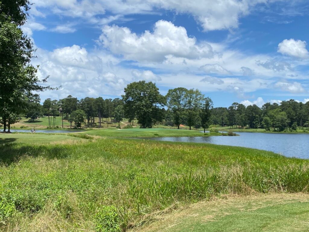 Lakes Course No. 15 a par-3 - Island Green