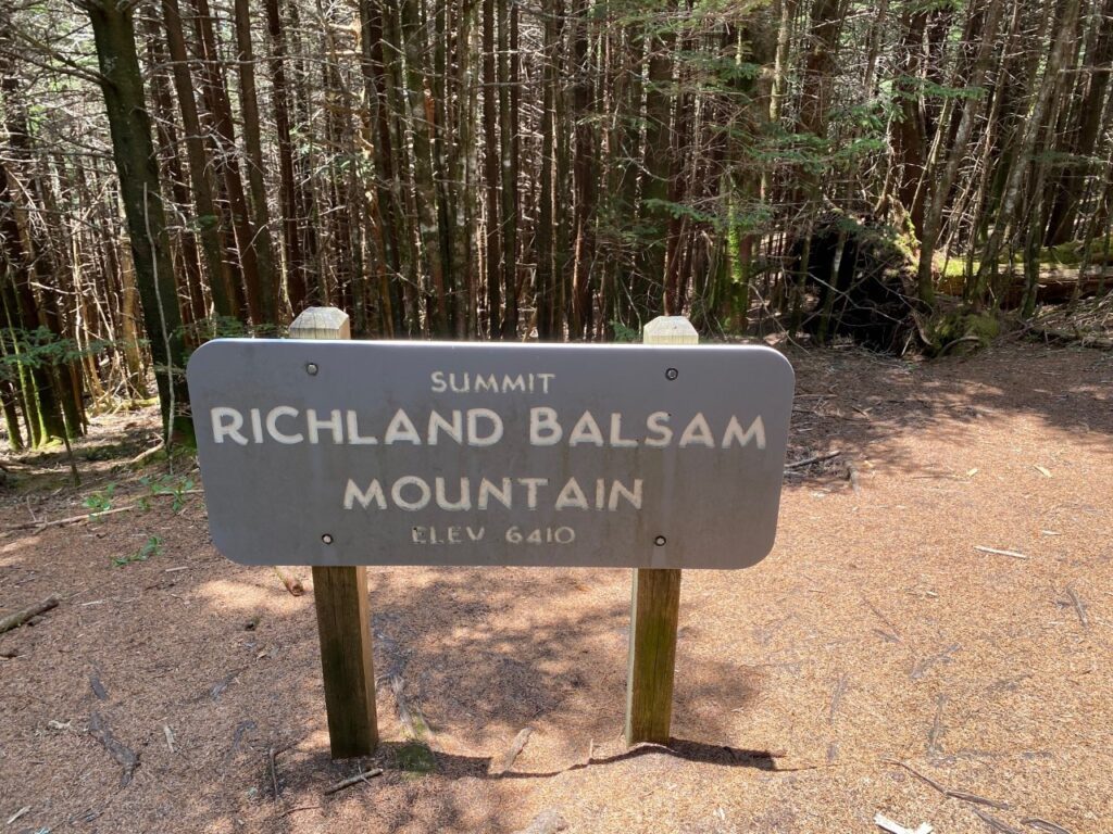 Richland Balsam Mountain Summit