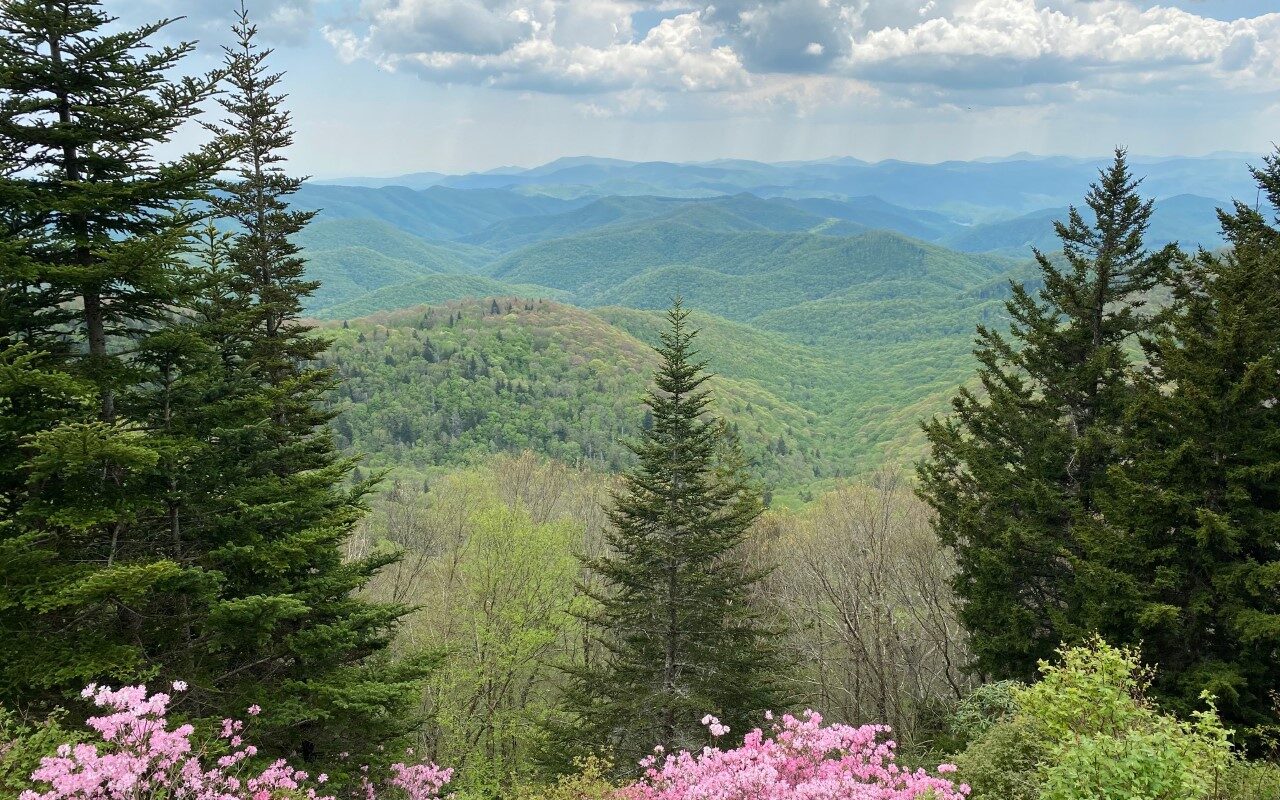 Wolf Mountain Overlook Blue Ridge Parkway