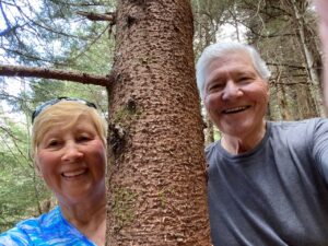 The Mixa's at Richland Balsam Mountain Trail