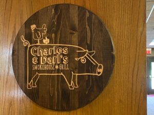 Great food at Charels & Darl's Smokehouse Grill