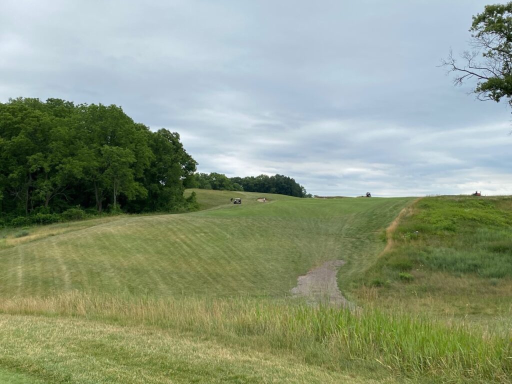 View from tee box of No. 15 a par-4