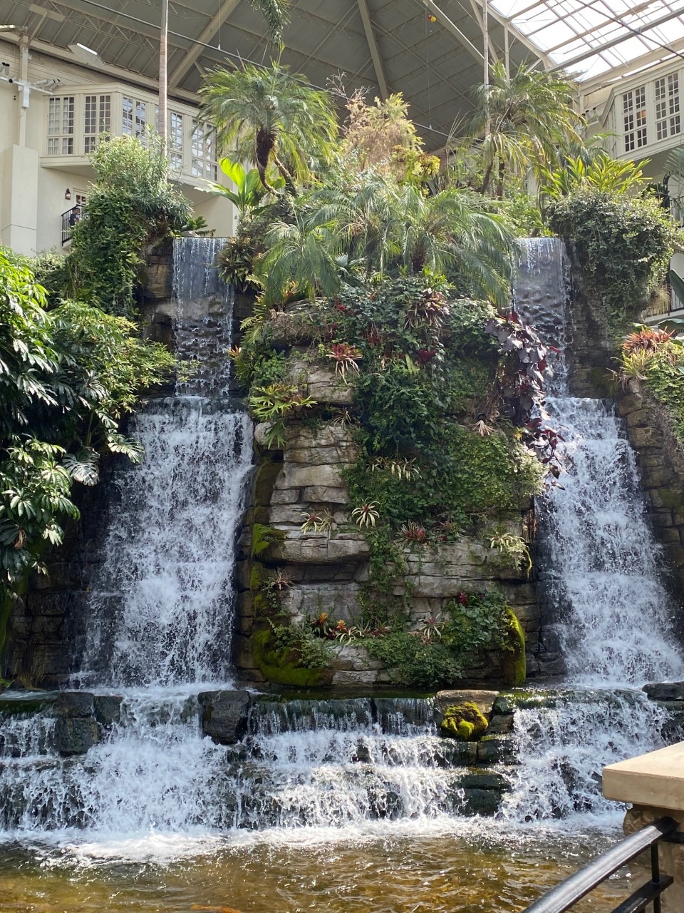 Cascades Atrium waterfalls