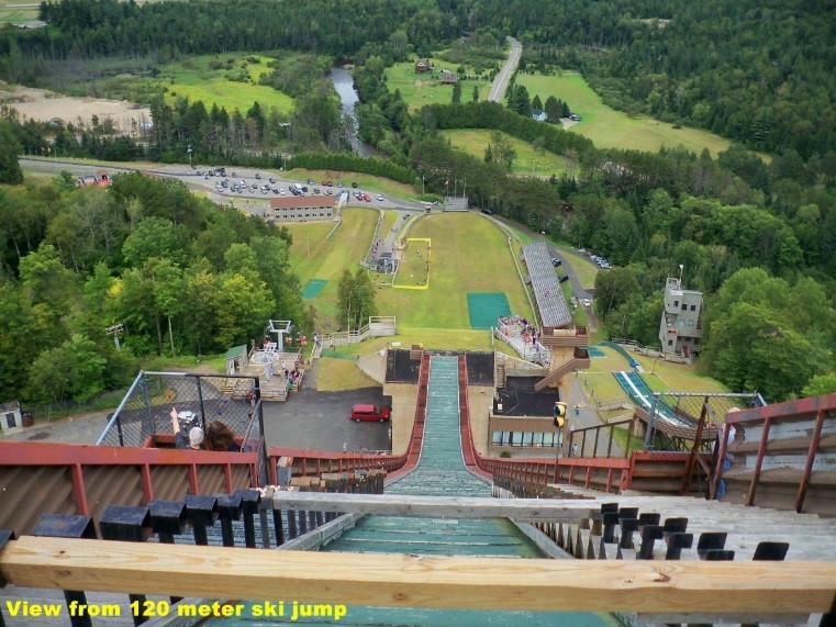View from 120 meter ski jump!