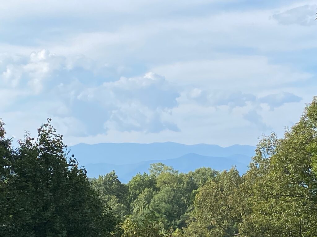 Aweome views of Blue Ridge Mountains from No. 14 Connestee Falls - 3,055 ft. elevation