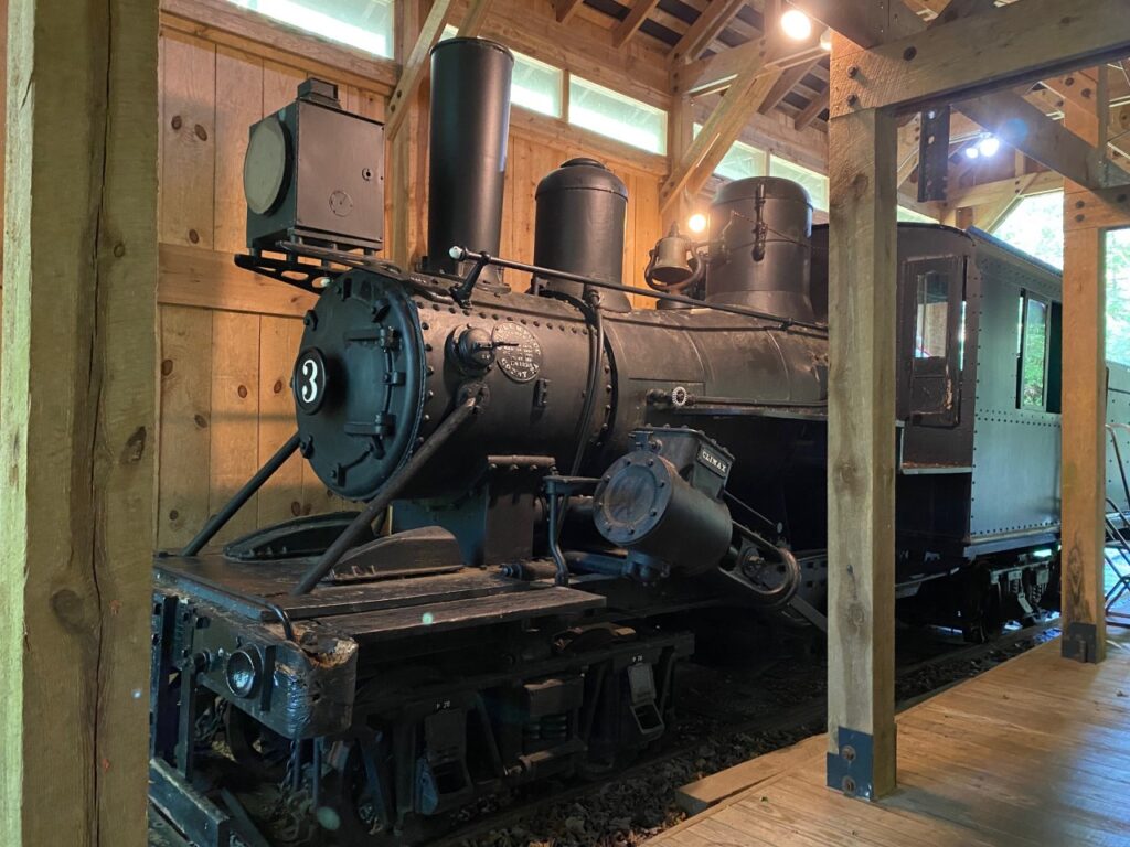 The Climax - train used for logging The Forest Festival Trail