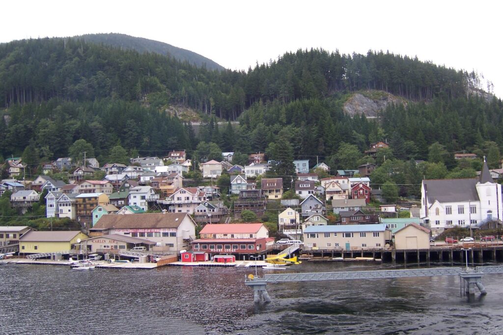 View of Ketchikan from the Lady O.