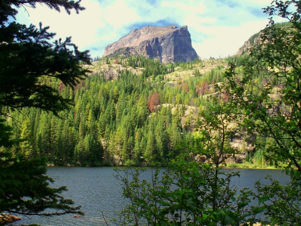 Scenic view from Bear Lake.