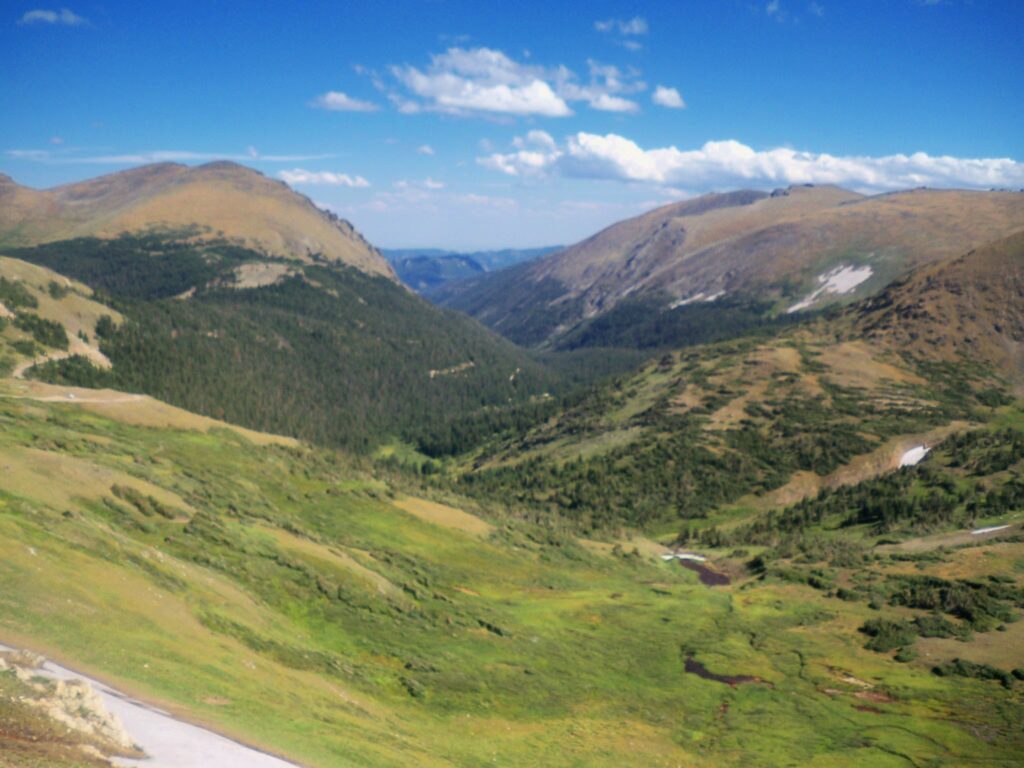 View from the Alpine Visitor Center at 12,000 feet.