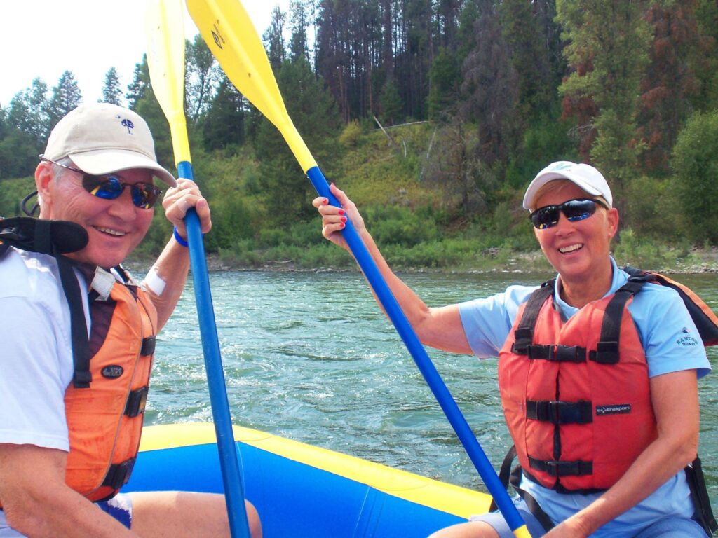 Fun time rafting the Snake River