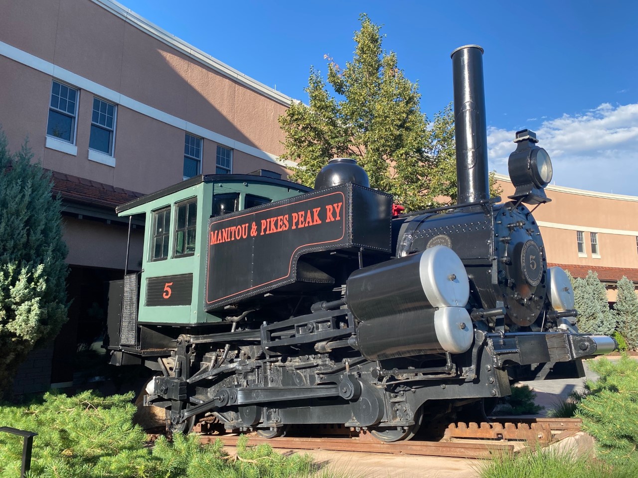 The Old Manitou & Pikes Peak Railway. The Broadmoor has a new Pikes Peak Cog Railway