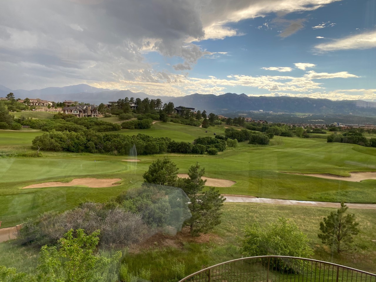 Views of the Weiskoph Course from The Steakhouse at Flying Horse.