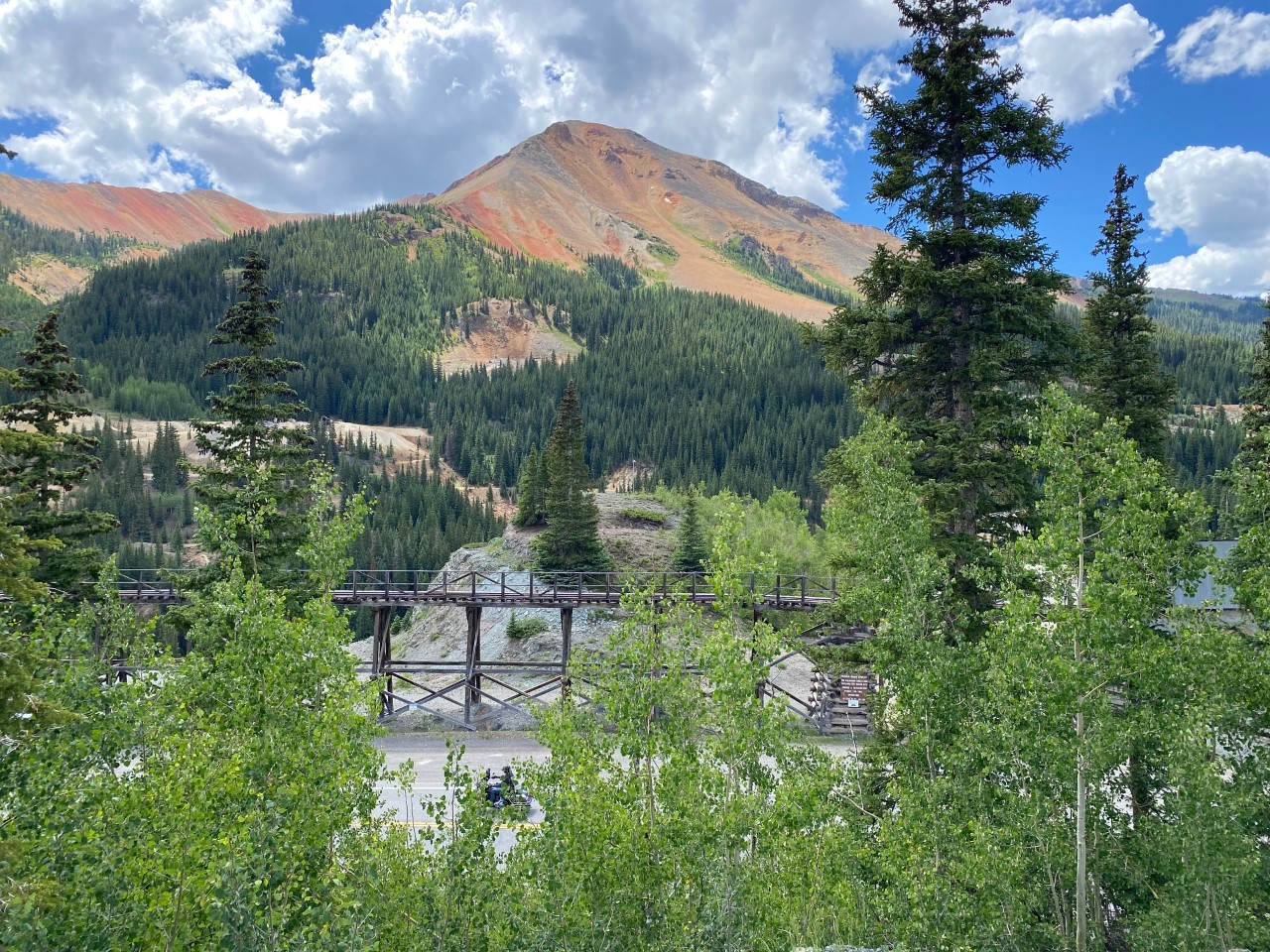 Red Mountain Mining District: Below a 5.5 mile underground tunnel connected Idarado Mine with Telluride, Colorado.