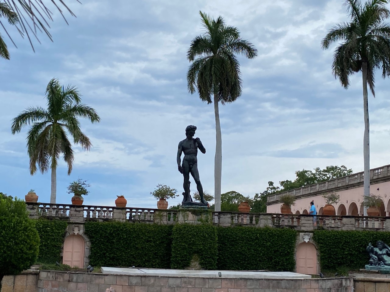 Ringling Museum of Art statue of David in the Courtyard.