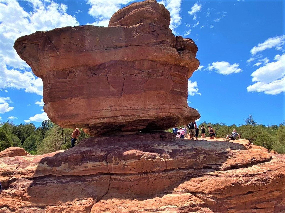 “Balanced Rock” is a must see in Garden of the Gods