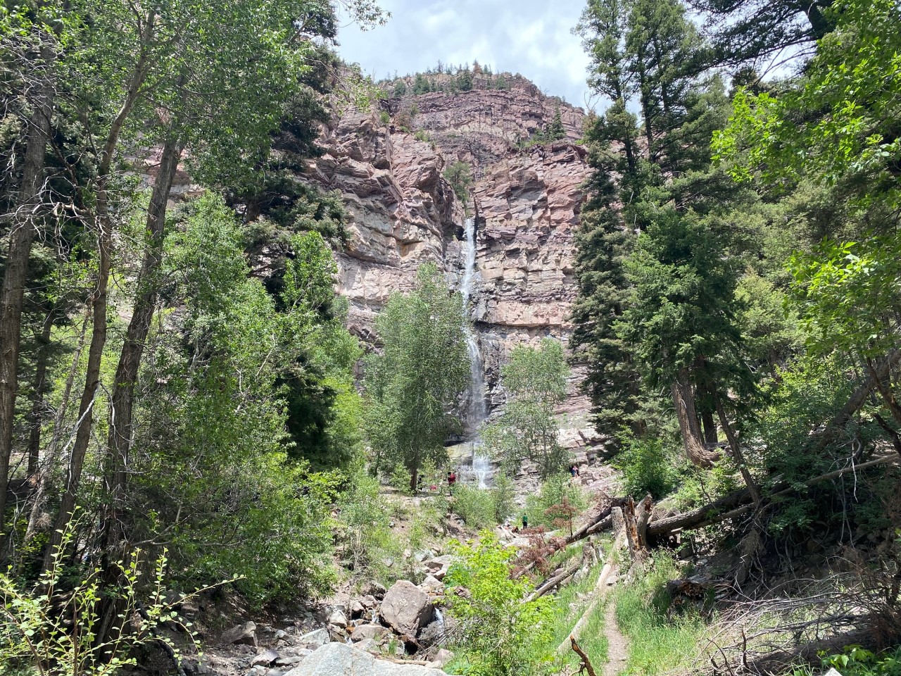 Cascade Falls in Ouray, Colorado. A short walk from downtown.