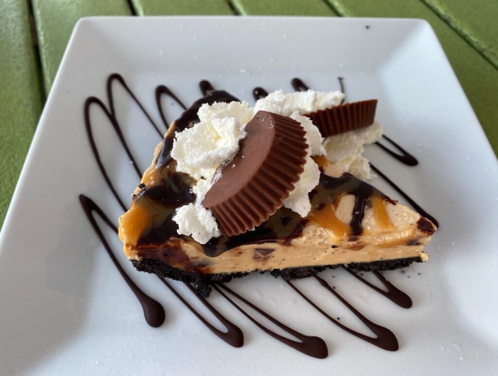 A tantalizing Peanut Butter Pie at 245 Bistro.
