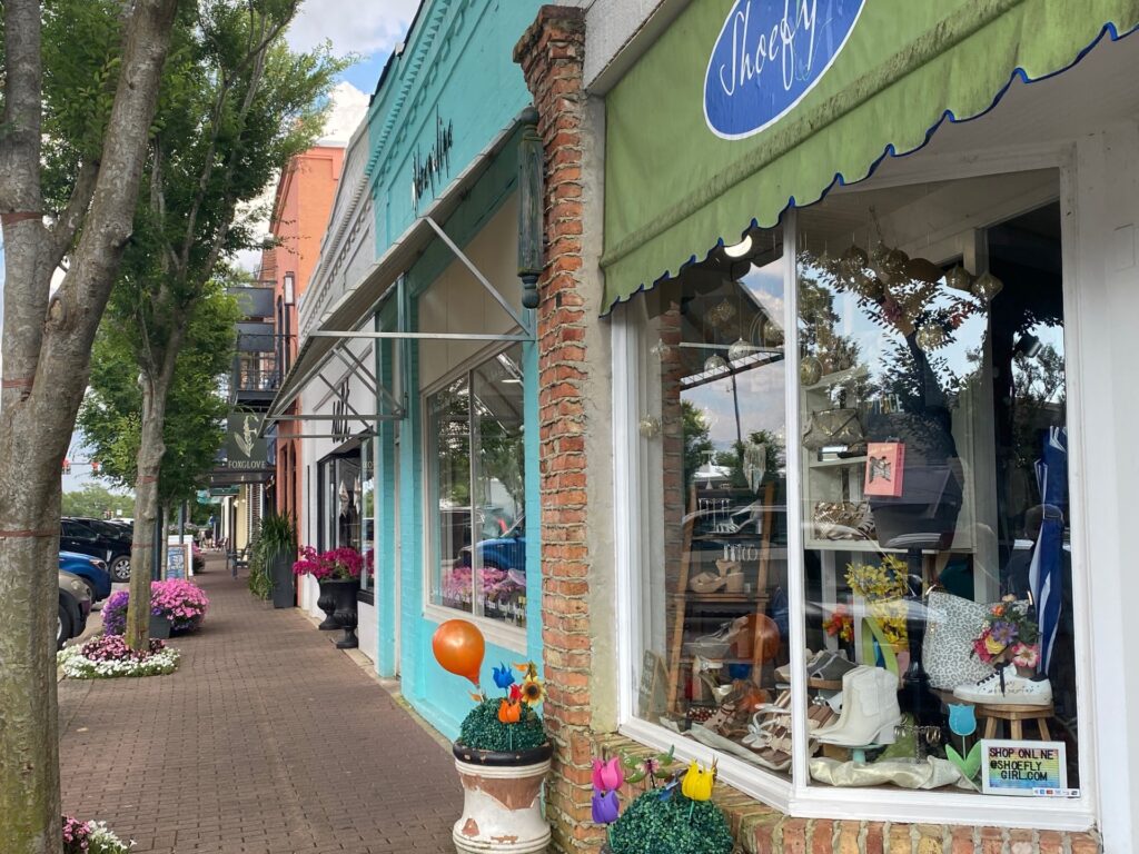 Downtown Fairhope, Alabama - Redbook calls it "The Cutest Small Town in the South."