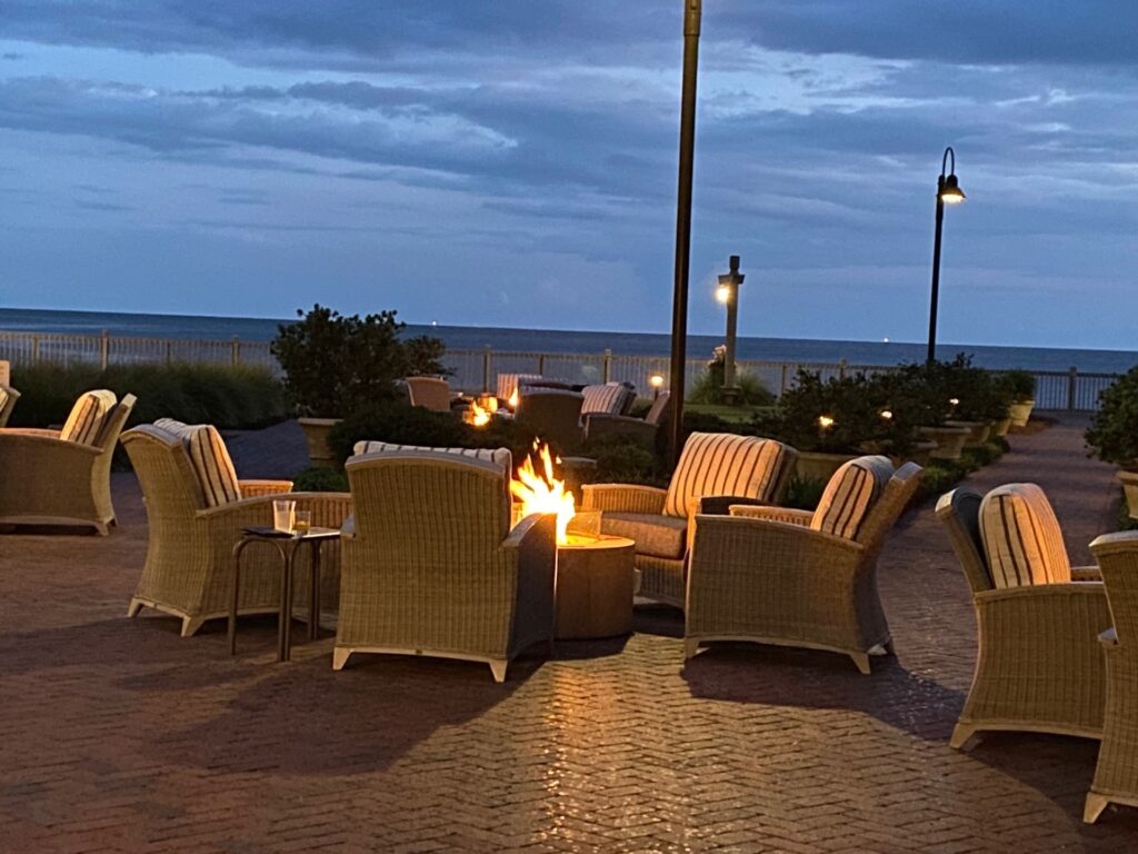 Scenic setting at Bucky's by the Firepit.