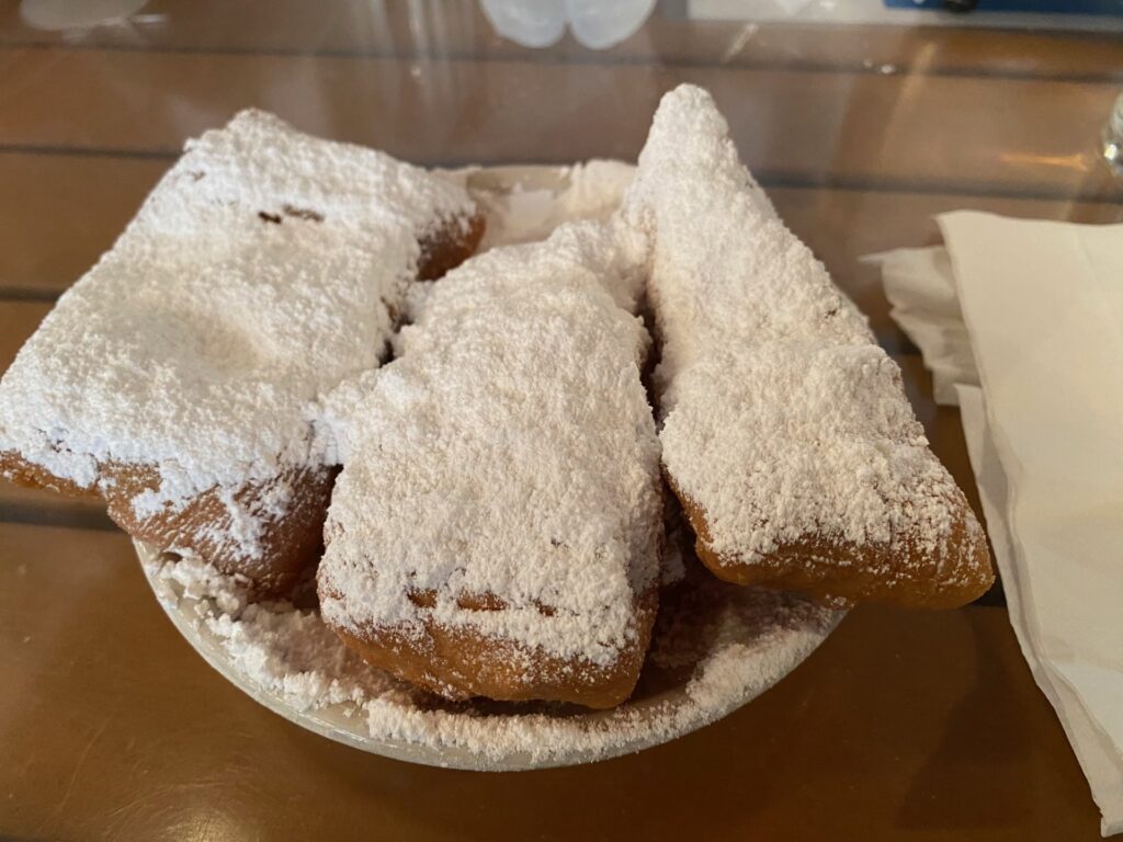 New Orleans Sweet Treat - Beignets at Cafe Du Monde.